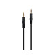 FONESTAR - FONESTAR JACK-MM-1-5 NEGRO / CABLE DE SEÑAL DE AUDIO JACK 3'5 MM MACHO A JACK 3'5 MM MACHO - JACK-MM-1-5
